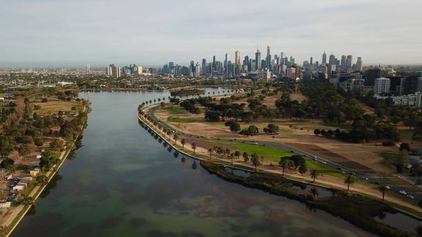 istock Albert Park Lake in autumn 1141909797