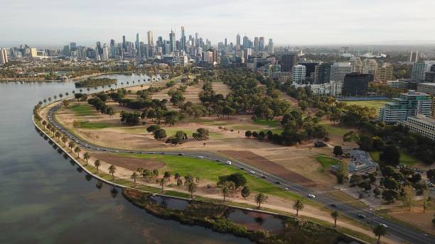 istock Albert Park Lake in autumn 1141910250