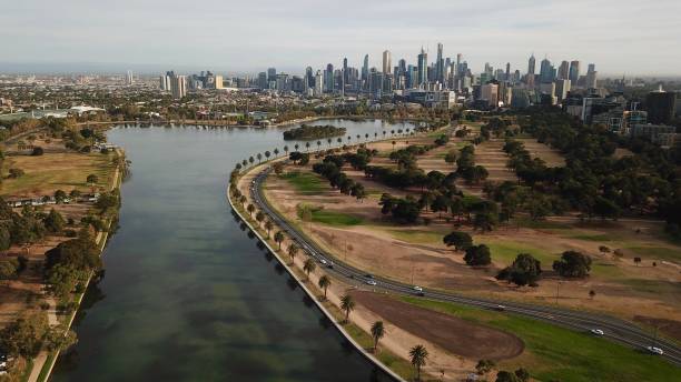 istock Albert Park Lake in autumn 1141911811
