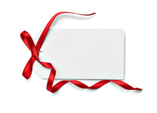 istock ribbon bow card note chirstmas celebration greeting 1141912643