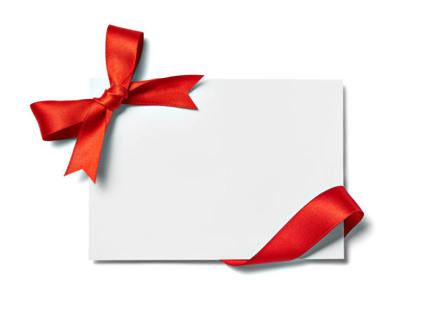 istock ribbon bow card note chirstmas celebration greeting 1141913906