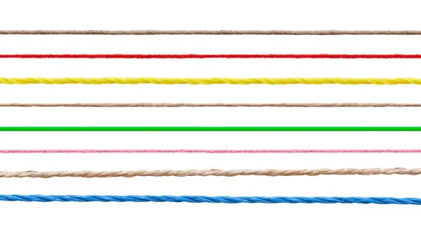 Photo of wool string rope cord cable line