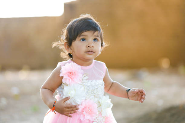 istock cute Indian baby girl 1141918276