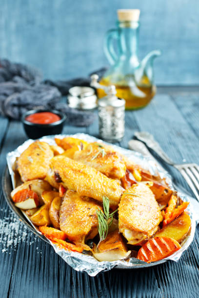 istock potato with chicken wings 1141929571