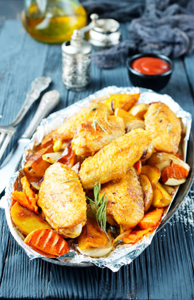 istock potato with chicken wings 1141929578
