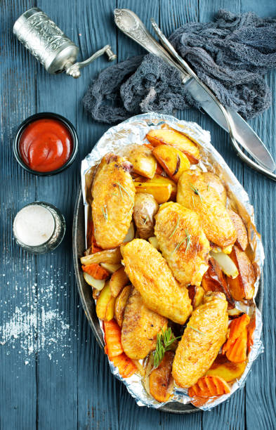 istock potato with chicken wings 1141929584