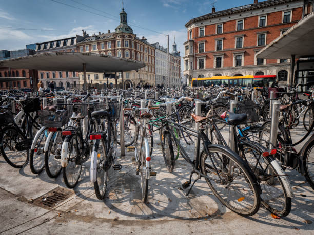 istock Bicycles parked in central Copenhagen, Denmark 1141933460