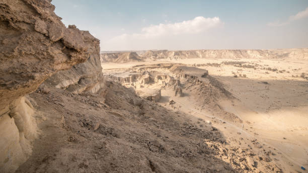 istock Desert canyon in the Iran desert 1141943192