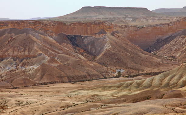 istock Machtesh Ramon - erosion crater in  Israel. 1141943733