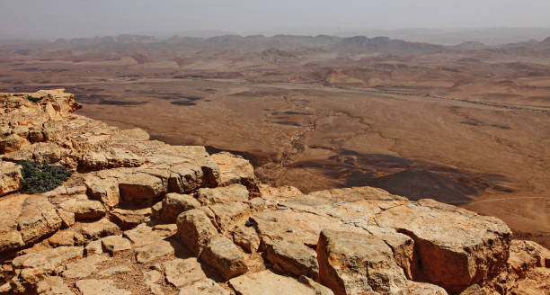 istock Machtesh Ramon - erosion crater in  Israel. 1141945636