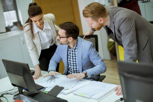 istock Young people working in the office 1141948402