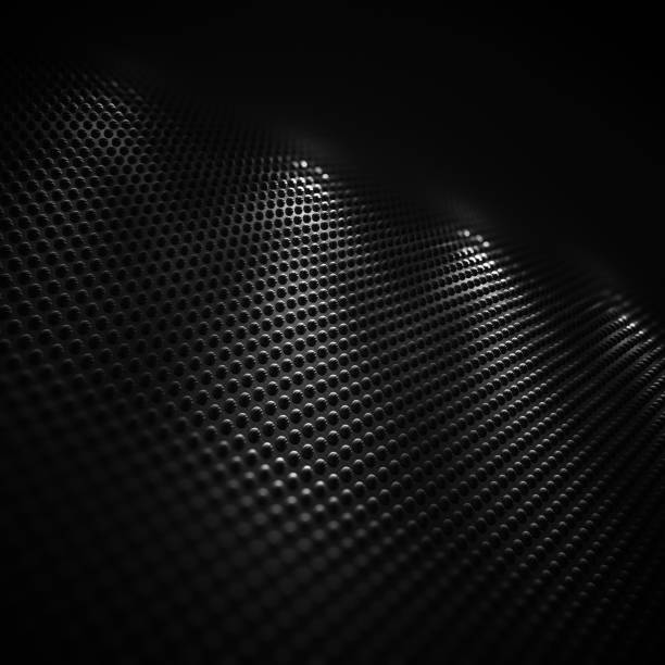istock Spot photometric lights. Metal textured surface 1141950056