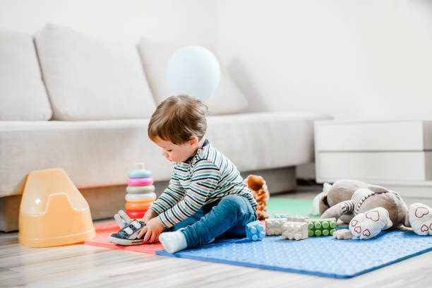 I have to get ready for kindergarten stock photo