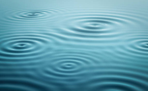istock Stains on the water - 3D illustration 1141953459