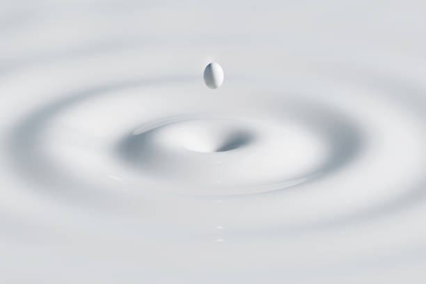 istock A drop of milk - 3D illustration 1141953464