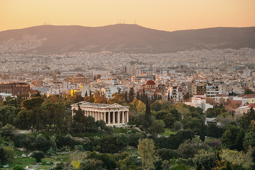 Acropolis in Athens city- Greece