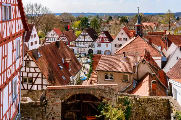 Zwingenberg lies in the Bergstrasse district in southern Hesse, Germany and is the oldest town on the Hessian Bergstrasse
