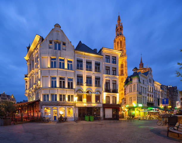 istock street scene in Antwerpen, Belgium. 1141961996