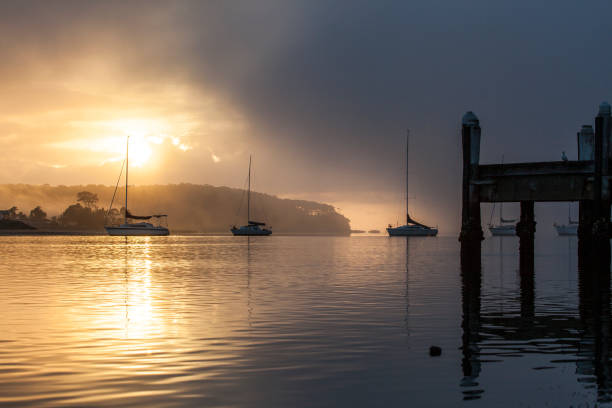 istock Sunrise over the water 1141962072