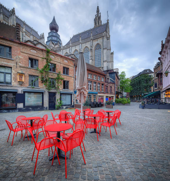 istock street scene in Antwerpen, Belgium. 1141962111