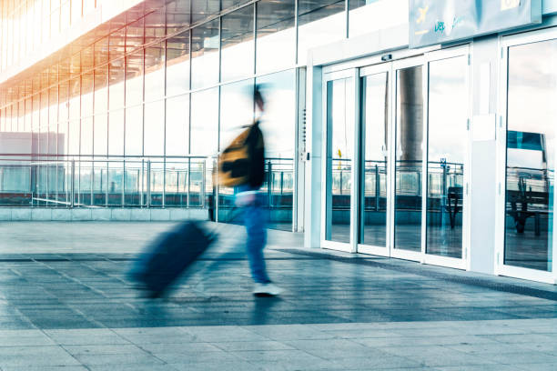 istock Passenger arriving to airport 1141970557