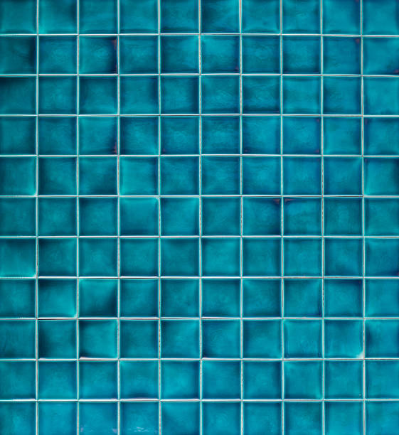 istock classic blue mosaic tile in the pool 1141976220
