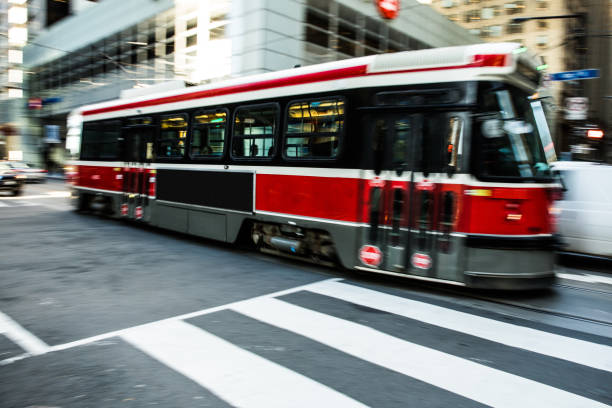 istock Tram cable car in Toronto Downtown 1141976333