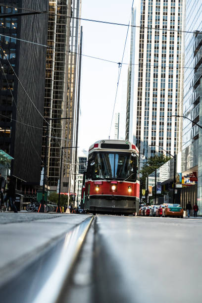 istock Tram cable car in Toronto Downtown 1141976525