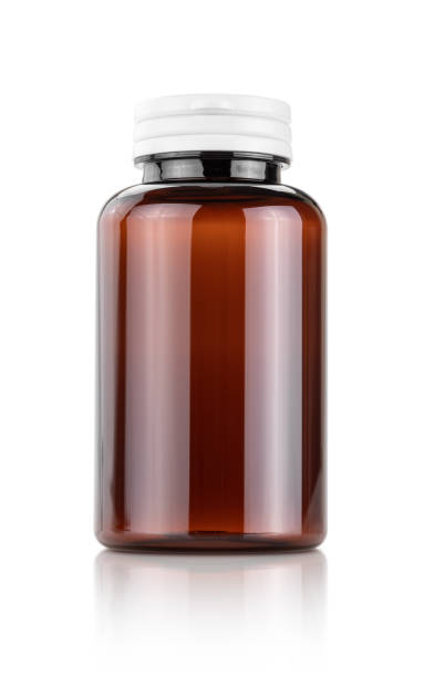 istock blank packaging brown plastic bottle for supplement or vitamin products 1141976569