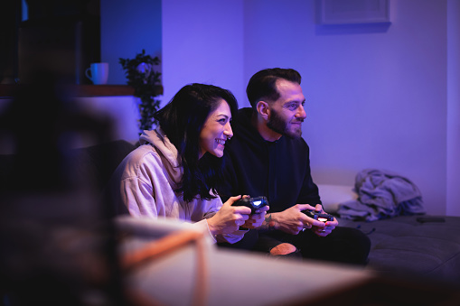 Couple Playing Videogames