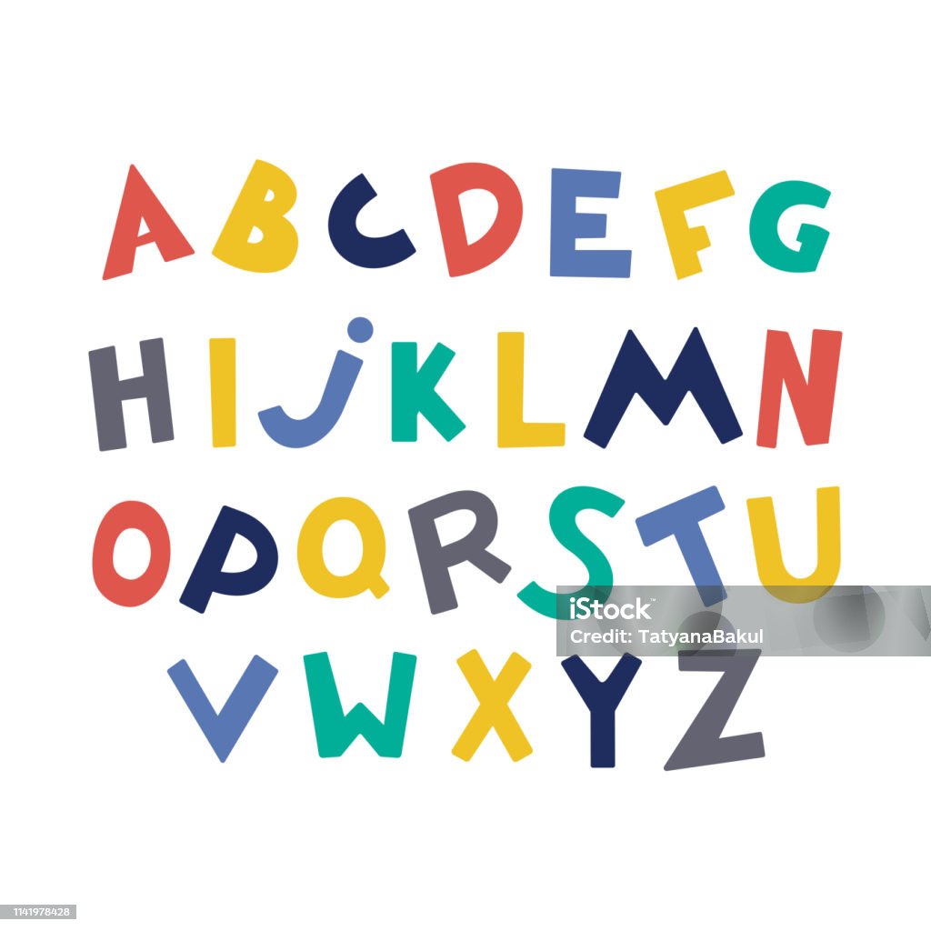 Trang Trí Bảng Chữ Cái Tiếng Anh Sáng Tạo Hiện Đại Hình Ảnh Hoạt ...