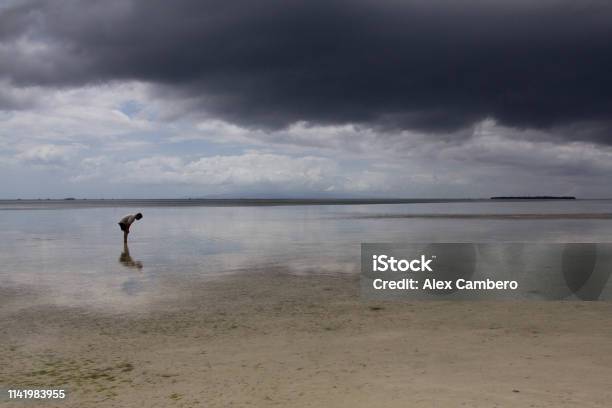 Walk On Water Cebu Philippines Stock Photo - Download Image Now - Abstract, Sea, Women