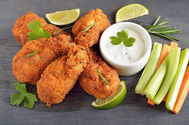 istock Baked chicken wings with sauce 1141985337