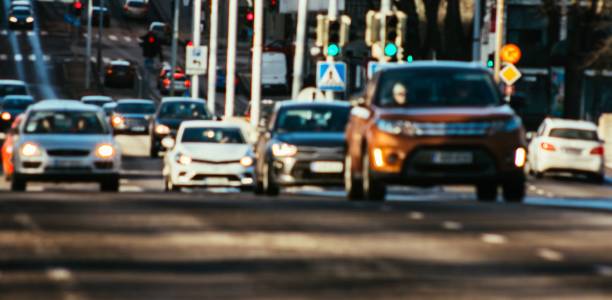 istock Traffic jam in the city 1141985501