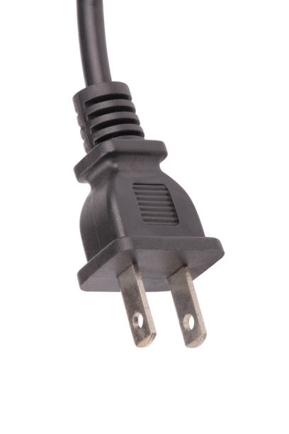 istock American Outlet Plug with Cord Isolated 1141987261