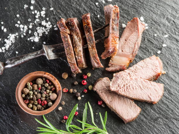 istock Steak Ribeye with spices. 1141988062