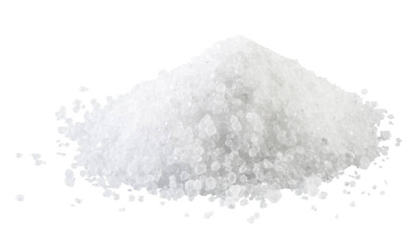 istock Pile of white rock salt. 1141988799