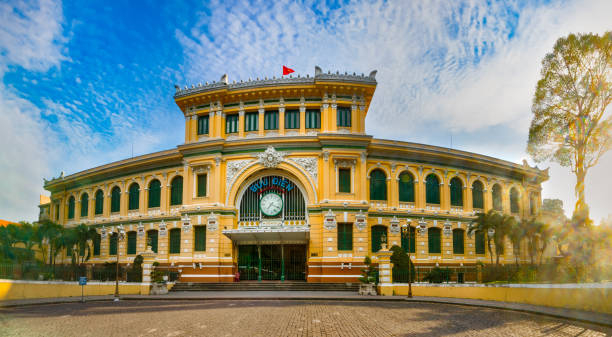 istock Saigon Central Post Office, Vietnam. Panorama 1141989353