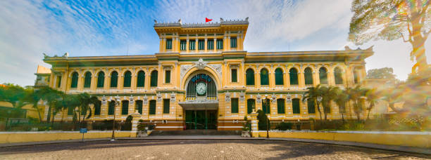 istock Saigon Central Post Office, Vietnam. Panorama 1141989354