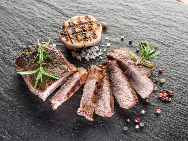 istock Steak Ribeye with spices. 1141991038