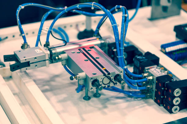 istock 3d printer control module.High contrast and shallow depth of field, toned 1141991440