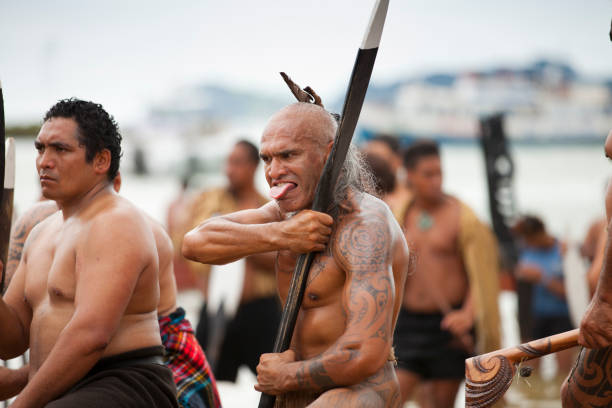 maorysi świętują dzień waitangi - waitangi day zdjęcia i obrazy z banku zdjęć