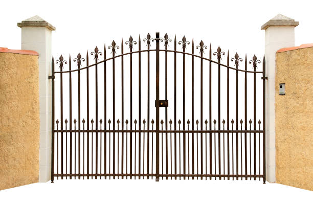 istock Entrance grille. White background. 1141992030