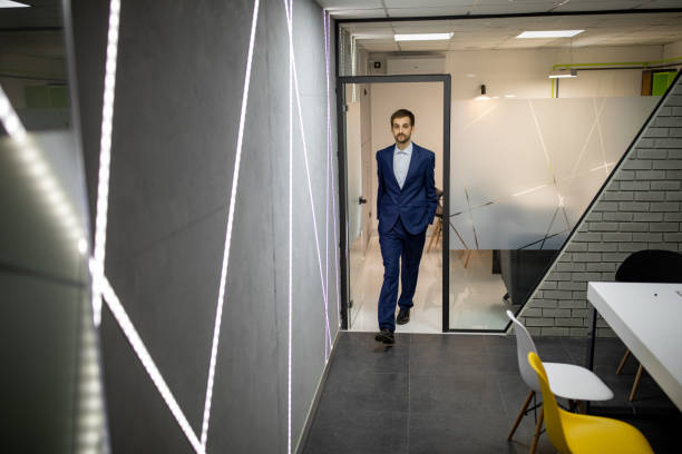 istock Businessman in modern office 1141994477