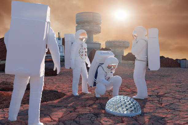 istock colony of the future on Mars render 3d 1141998473
