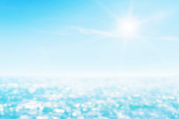 istock Blurred beautiful seascape with sun light. 1141999728