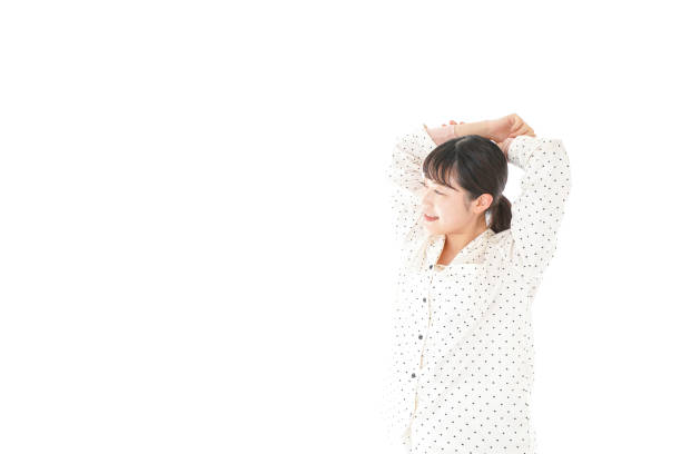 istock Young woman wakes up 1142003890