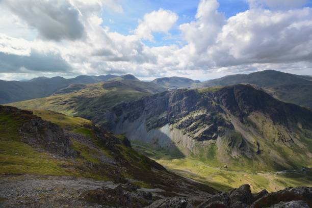 istock Shadows rolling across the slopes of Fleethwith Pike 1142004287