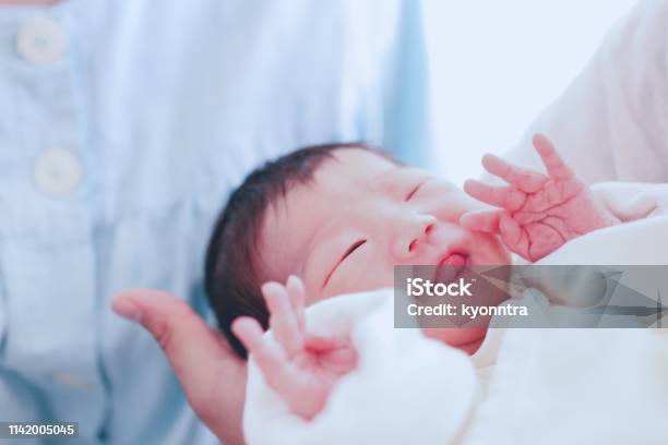 Hello My Family Stock Photo - Download Image Now - Asian and Indian Ethnicities, Caesarean Section, Embracing
