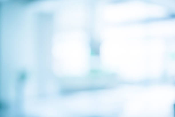 istock abstract blur soft focus inside interior of modern cleaning workplace in blue color background with shine light for design 1142008978